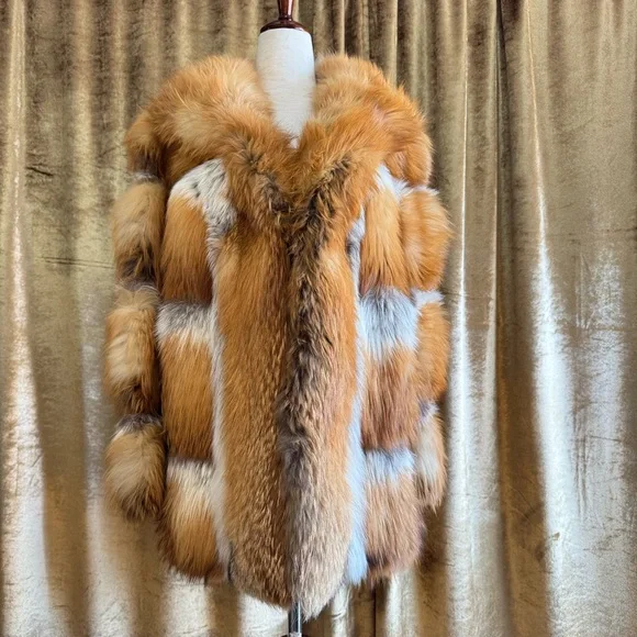 Vintage 1970s Red Fox Fur Coat | Med-M/L - Picture 1 of 10